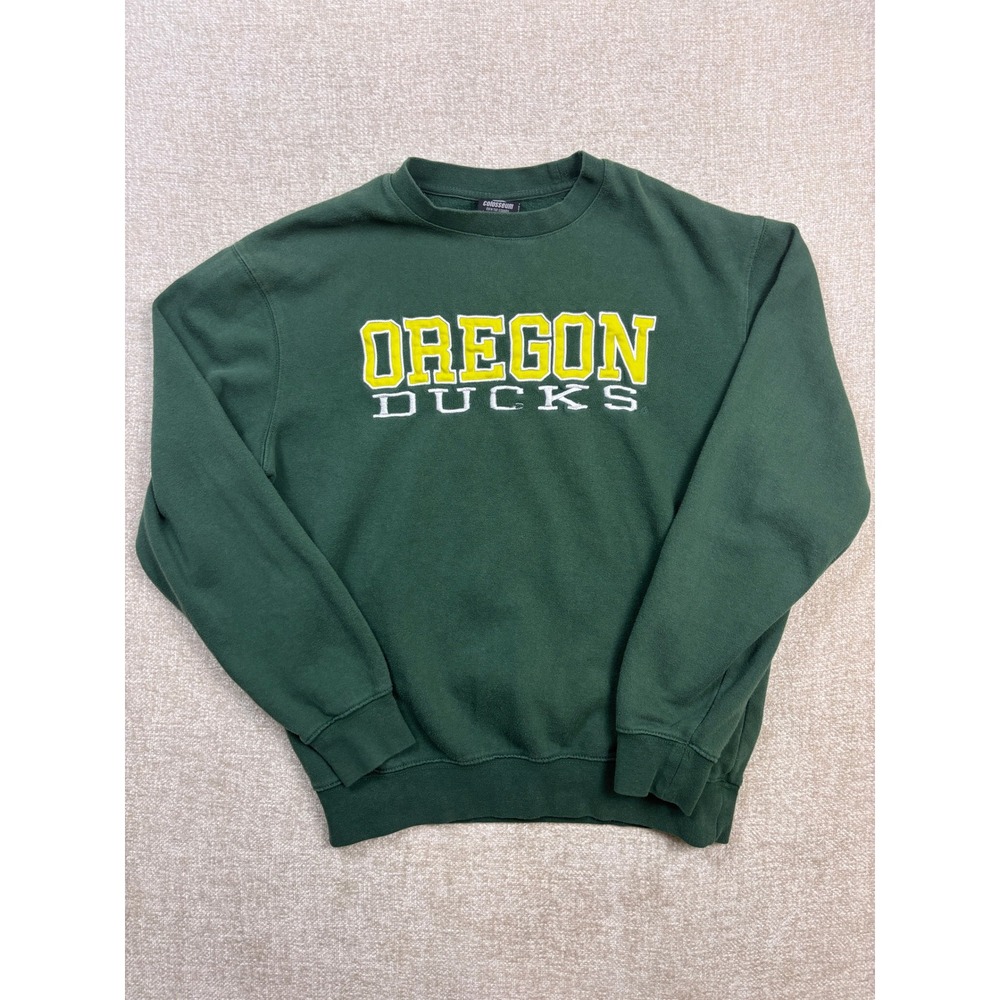 Colosseum Oregon Ducks Crewneck Sweatshirt Mens Medium Green Pullover